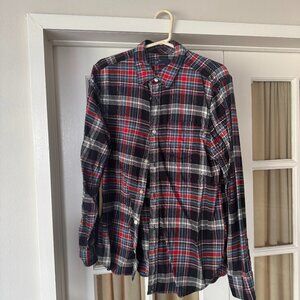 Men's GAP Plaid Red SZ Medium